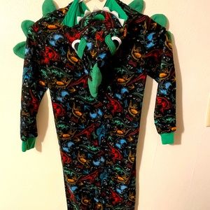 Pajama sleeper by Sleep On It.  Dinosaur S(6/7)